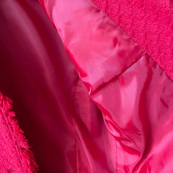 Bright Red Wool Blazer - Picture 5 of 5